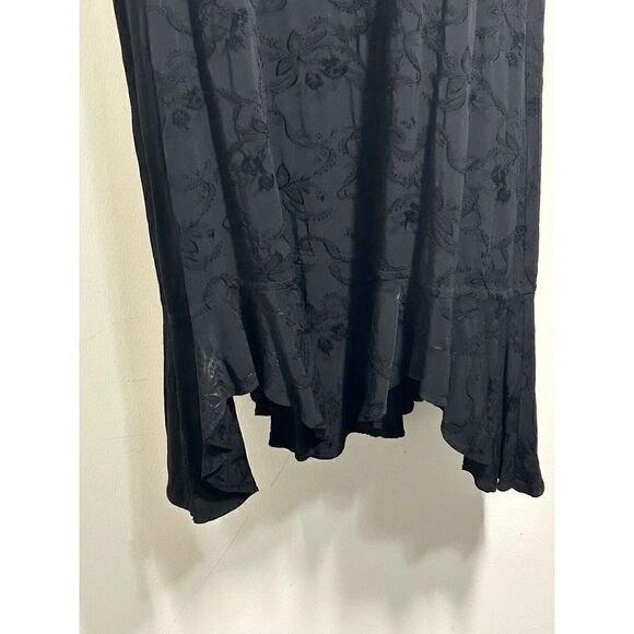 By JJ Womens Black Floral Embroidered Rayon Tank Dress Medium R100 - Picture 3 of 9